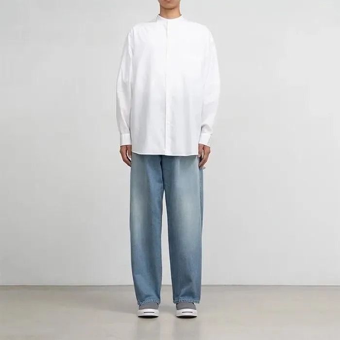パンツ Graphpaper SelvageDenim Two Tuck Tapered Graphpaper - Selvage Denim Two Tuck Tapered Pants -LIGHT