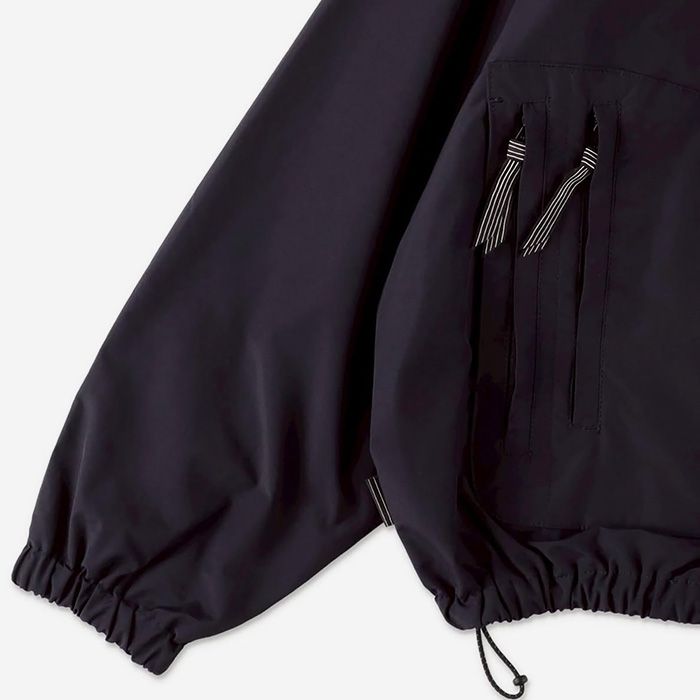 ZIP NYLON SPORTY JACKET | NAVY