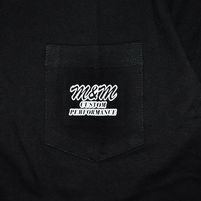 Edge Star Pocket Tee / BLACK / グラフィックロゴポケットティー