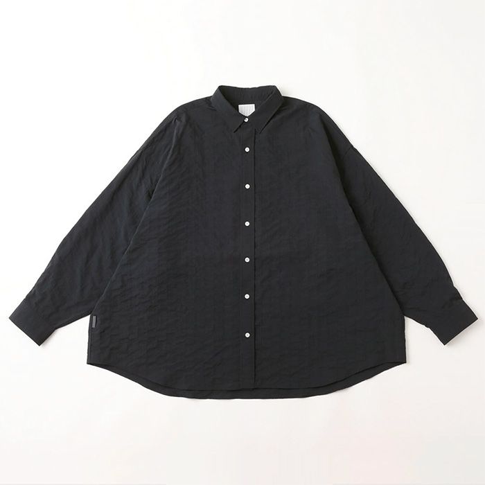 SFC NYLON STITCHED SHIRTS | D NAVY