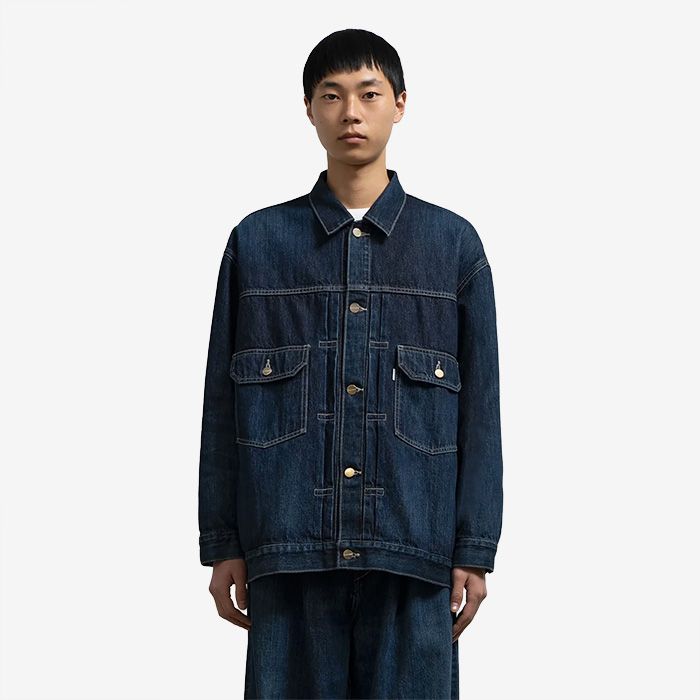 Selvage Denim Jacket -DARK FADE- / INDIGO DARK FADE