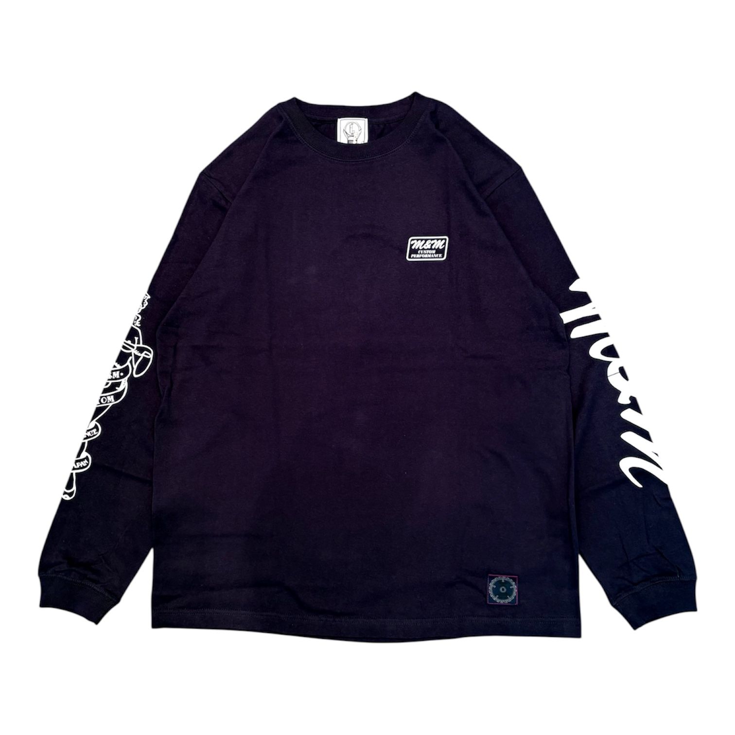 PRINT L/S TEE / NAVY / プリントロングスリーブティー