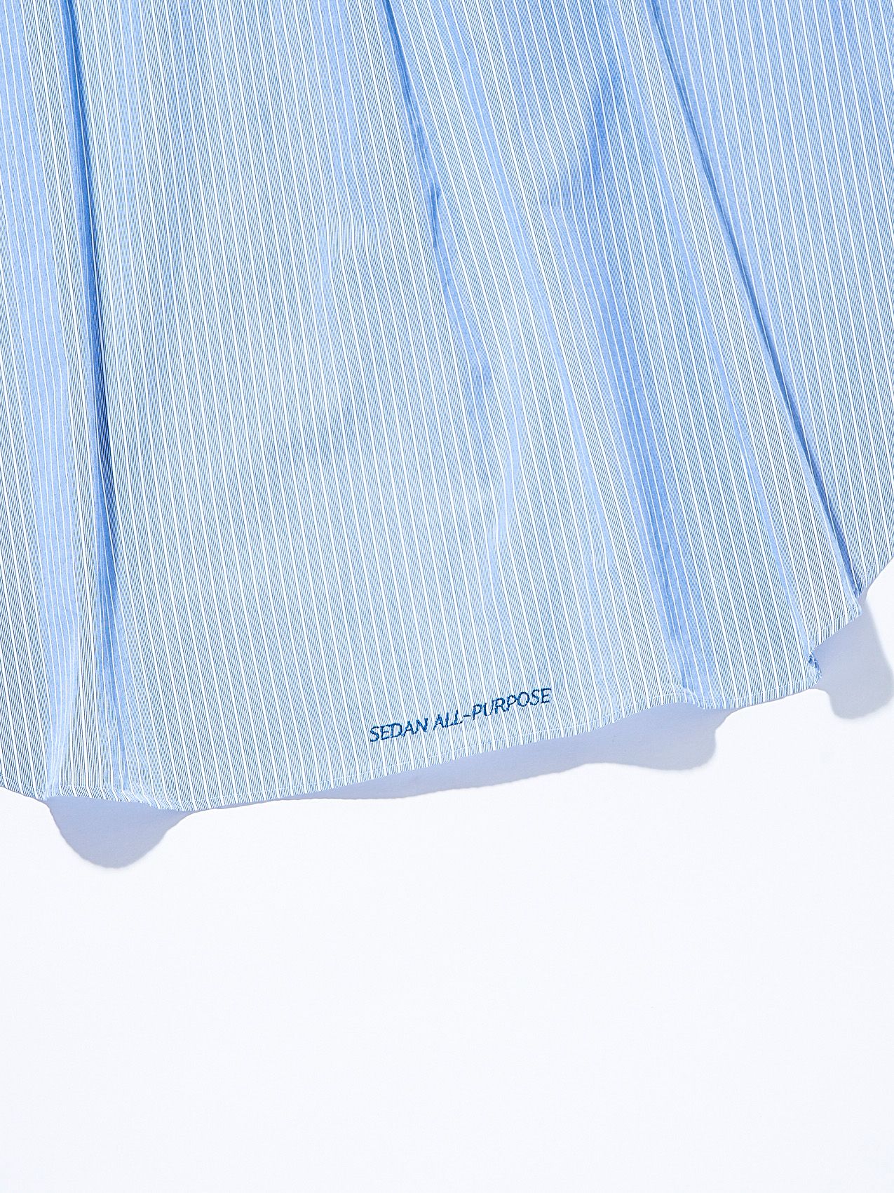 SEDAN ALL-PURPOSE - Poplin Stripe Big BD Shirt / Blue×White