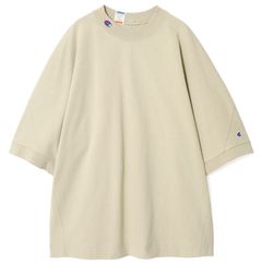 C8-Z345 CREWNECK T-SHIRT / BEIGE / CHAMPIONコラボティーシャツ