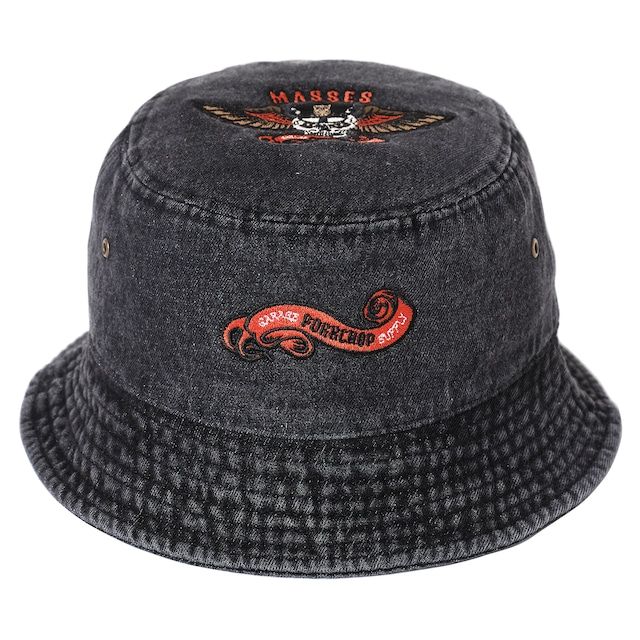 PORKCHOP - HAT-DENIM P / BLACK | Stripe Online Store