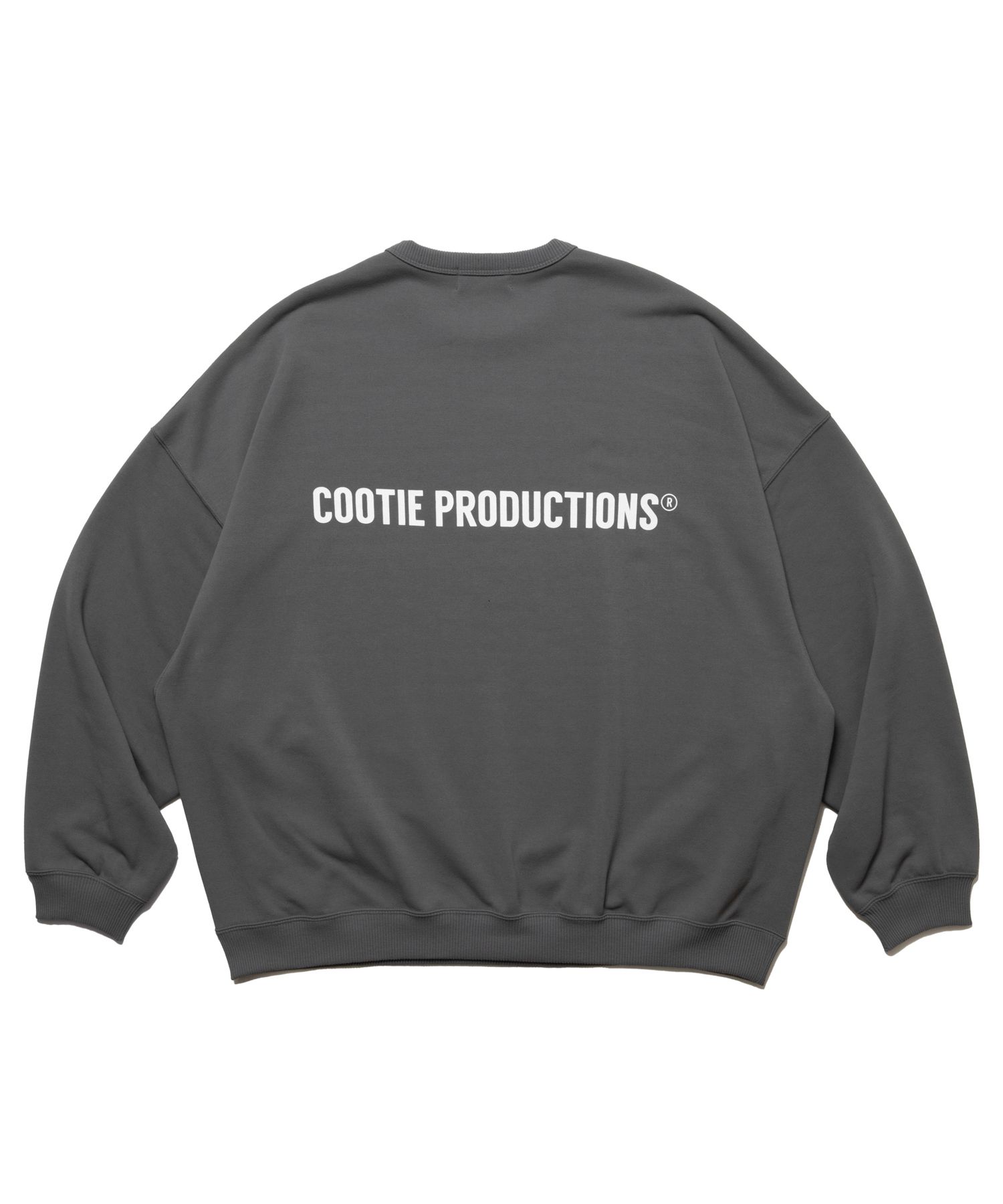 COOTIE PRODUCTIONS - Dry Tech Oversized Sweat Crew / GRAY