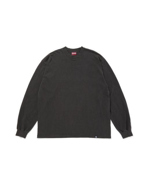 Logo L/S Tee(25aw) / D-BLK / プリントロングスリーブティー