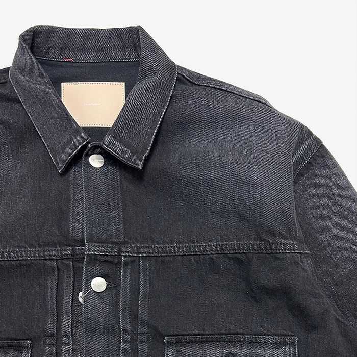 Selvage Denim Zip Jacket -DARK FADE- / BLACK DARK FADE