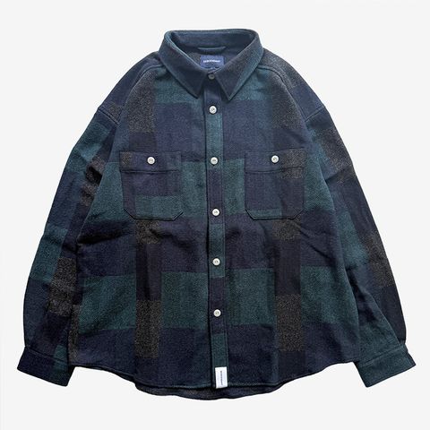 VANNING PLAID LS SHIRT / GREEN