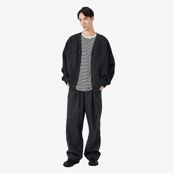 5G Knit Cardigan / K(Black)