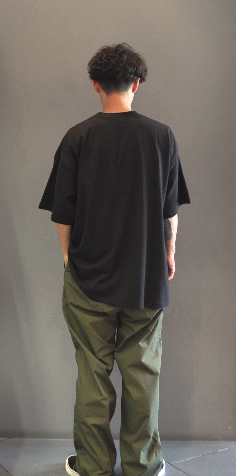 オーバーサイズT×ワイドパンツ