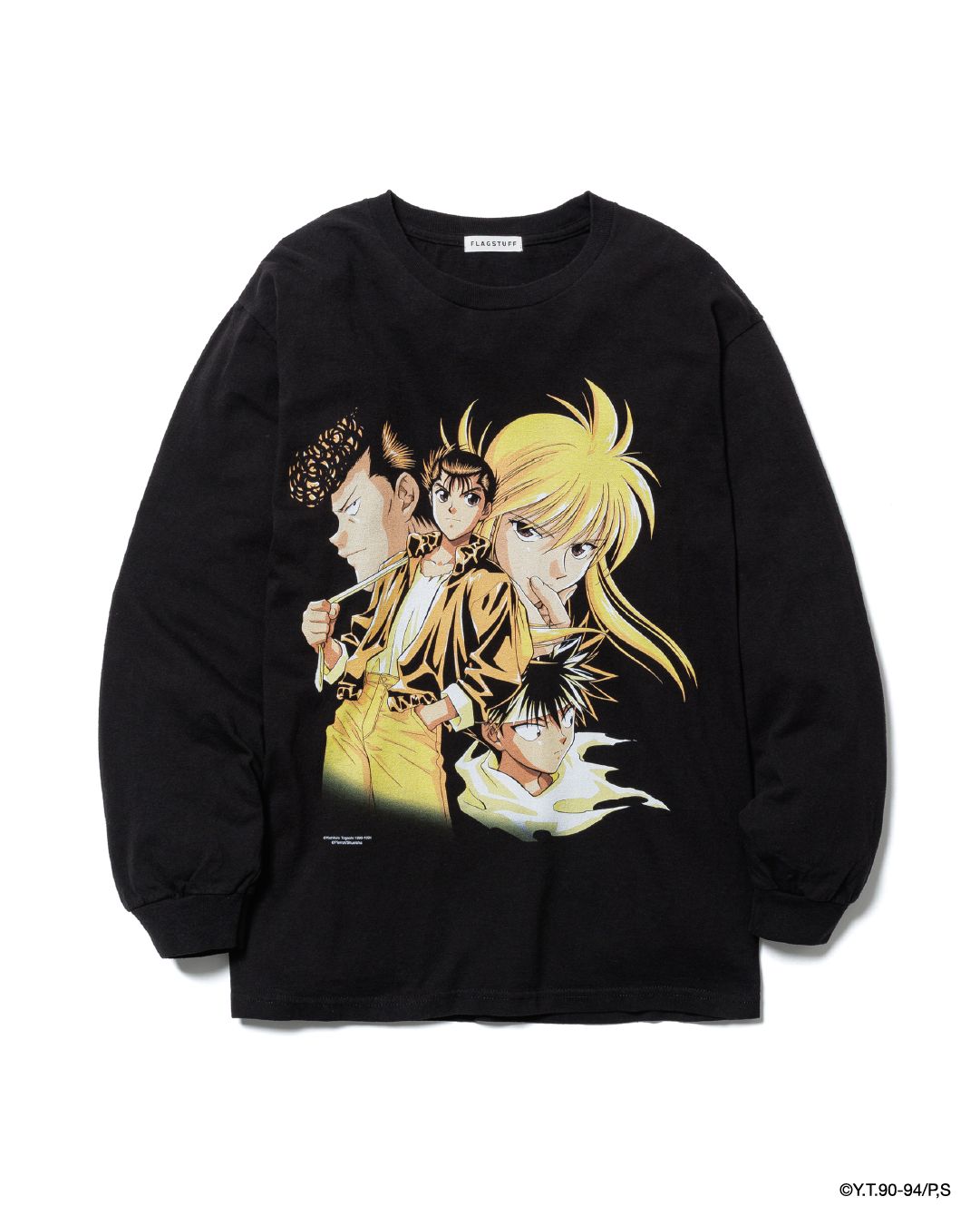 "MULTI" LS TEE(x幽遊白書) / BLACK / 幽遊白書コラロンボティー