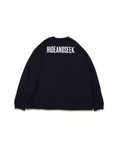 Logo L/S Tee(25ss Back) Big Silhouette / BLK / プリントロングスリーブティー