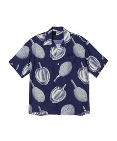 2251-SH54-012  HALF SLEEVE BIG SHIRT / NAVY / ハワイアンシャツ