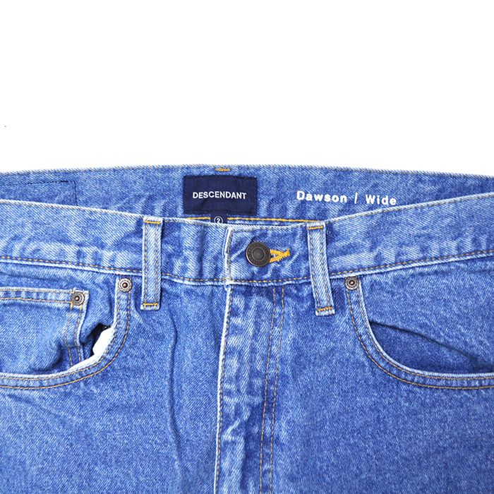 DESCENDANT - DAWSON DENIM TROUSERS BUGGY / INDIGO | Stripe Online