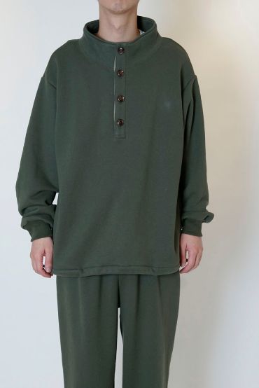 SWEAT PULLOVER / D.GREEN