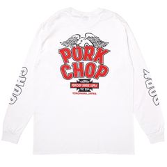 WP BIG LOGO L/S TEE / WHITE / プリントロンティー