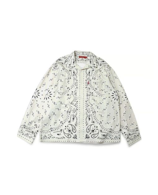 Bandana Pattern L/S Shirt / BEIGE / バンダナシャツ