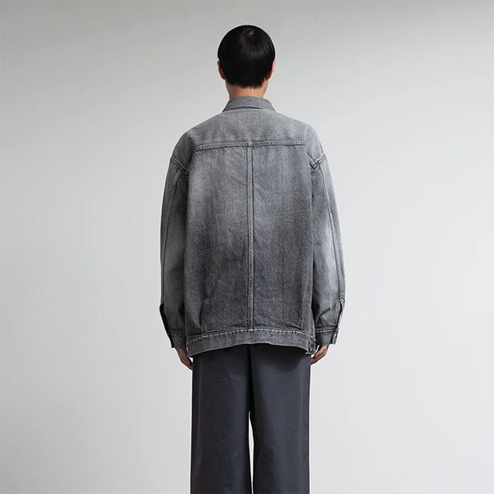 Selvage Denim Zip Jacket -LIGHT FADE- / BLACK LIGHT FADE