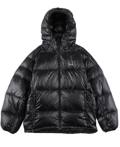 MOUNTAIN LODGE DOWN HOODIE JACKET / BLACK / ダウンジャケット