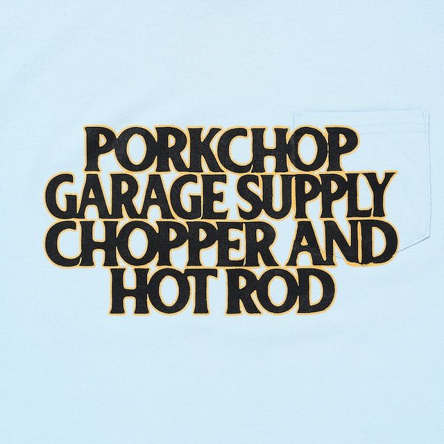 C&H LOGO POCKET TEE / LIGHT BLUE / プリント ティーシャツ