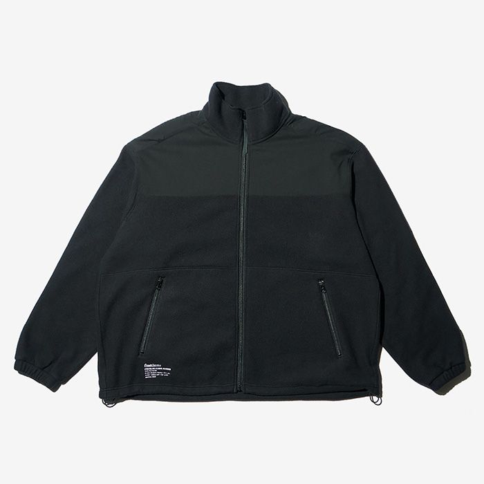 SYNTHETIC FLEECE BLOUSON / BLACK