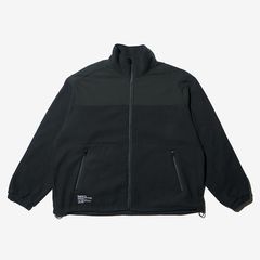SYNTHETIC FLEECE BLOUSON / BLACK
