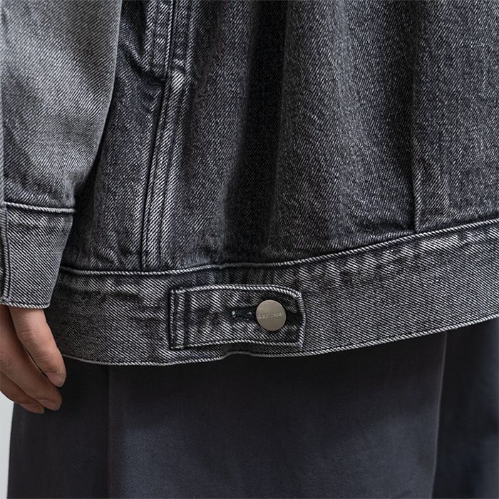 Selvage Denim Zip Jacket -LIGHT FADE- / BLACK LIGHT FADE