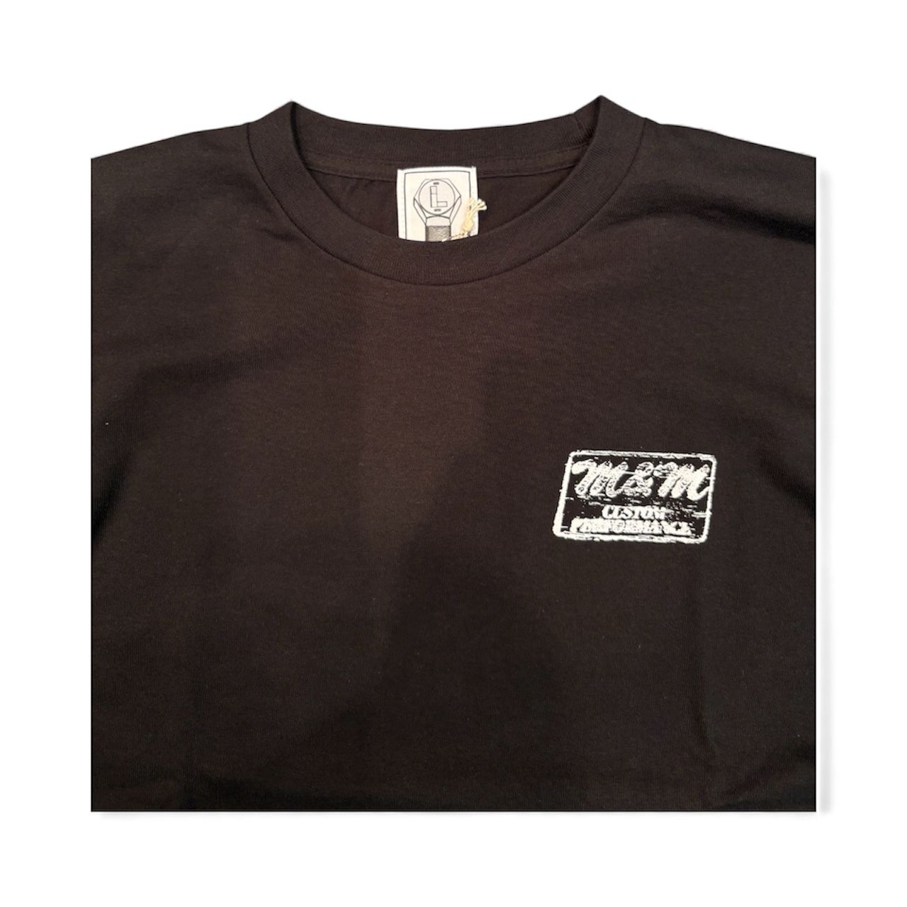 Logo L/S Tee / BLACK / プリントロングスリーブティー