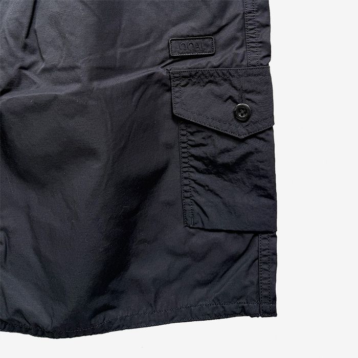 Nylon Twill Deck Shorts / K(Black)