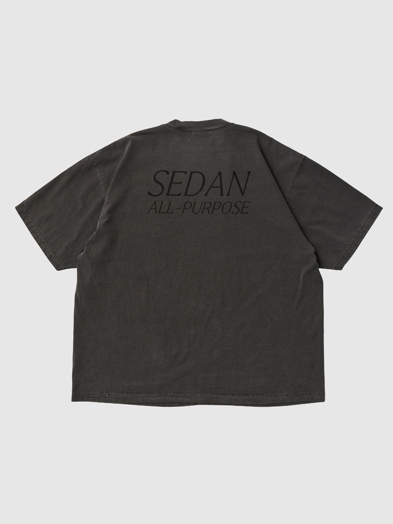 SEDAN ALL-PURPOSE - GARMENT DYED S/S TEE / BROWN | Stripe Online Store