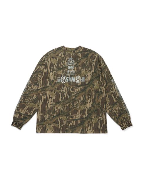 "HideandSeek×Toru Nishiura" Original L/S Tee / CAMO / CAMO柄シャツ