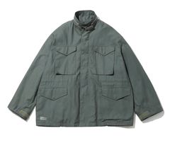 BACK SATEEN FIELD JACKET / GREEN