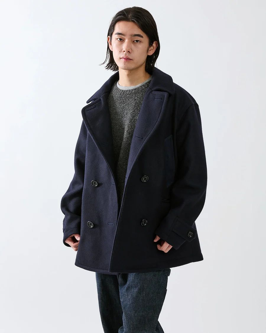 MARINER COAT WOOL DOUBLE MELTON WITH WINDSTOPPER® / DARK NAVY / コート