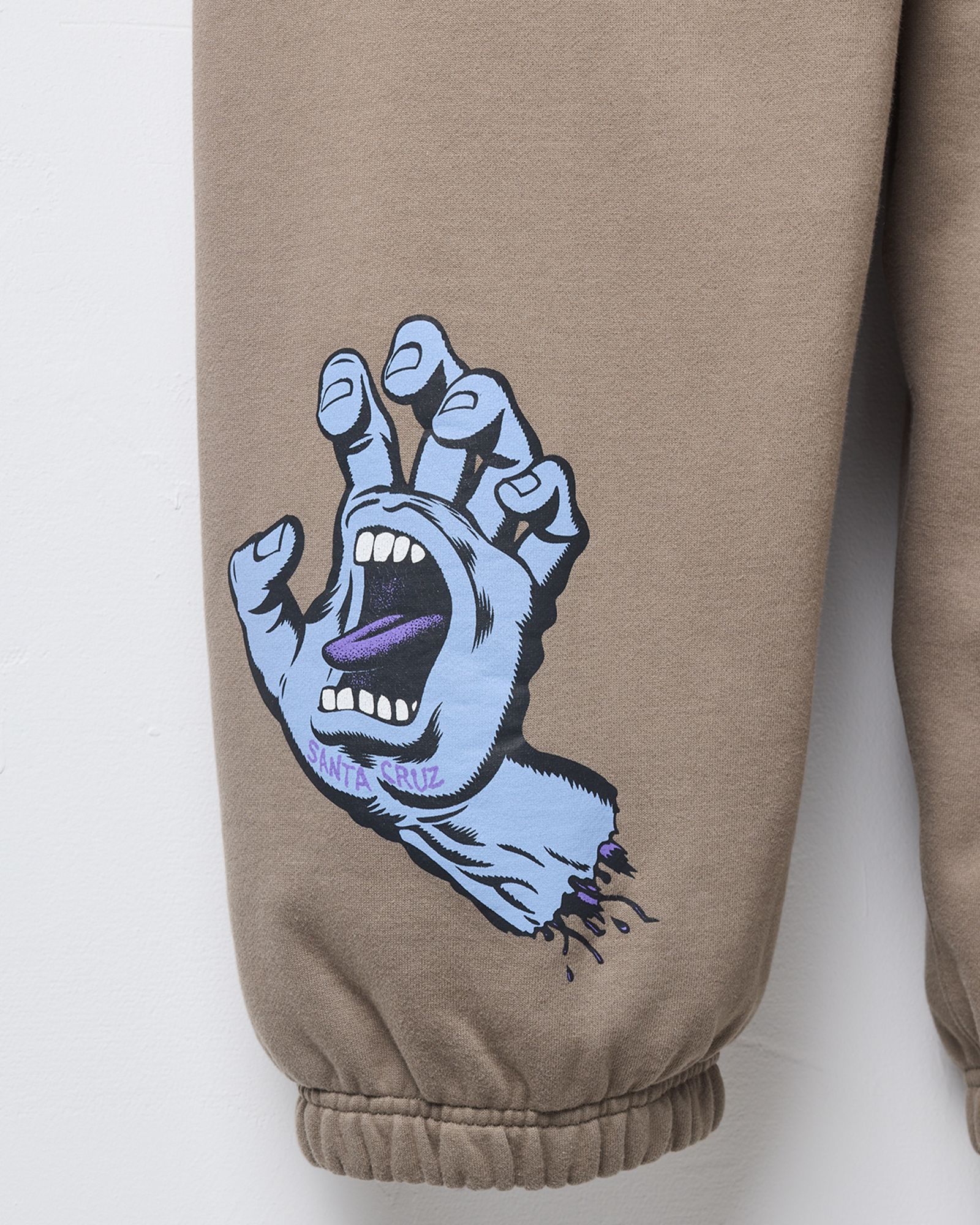 SANTA CRUZ / SCREAMING HAND SWEATPANTS / Taupe Grey