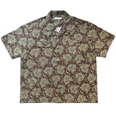 BUDS PAISLEY HAWAIIAN SHIRT / BROWN / ハワイアンシャツ