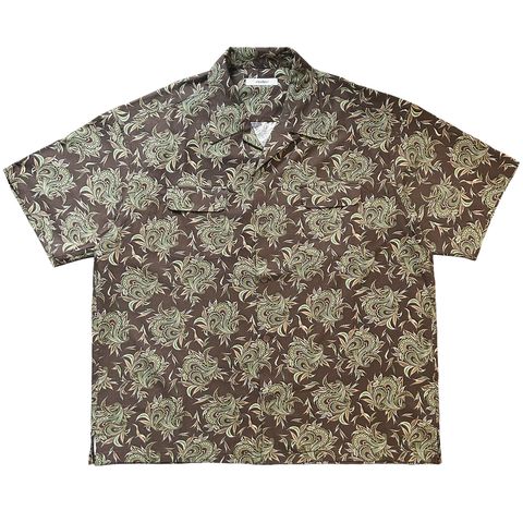 BUDS PAISLEY HAWAIIAN SHIRT / BROWN / ハワイアンシャツ
