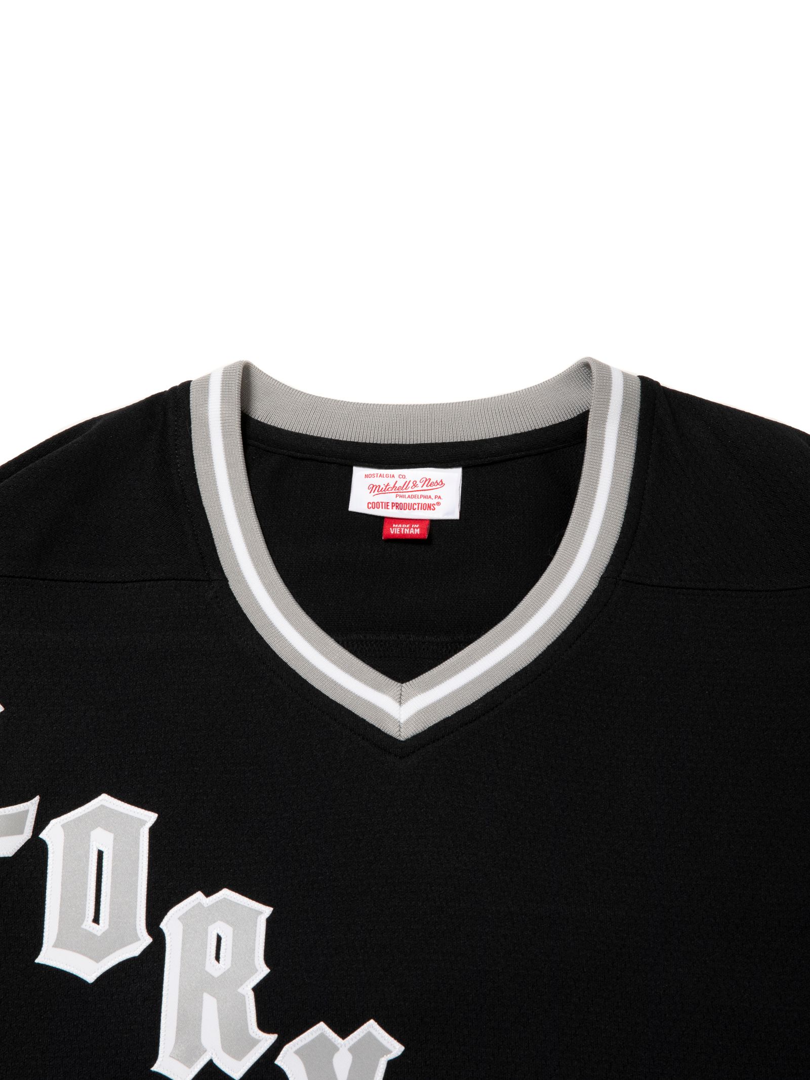 HOCKEY JERSEY / BLACK /  MITCHELL & NESSコラボ / MTL-CTE-01