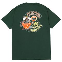 PORKY TEE / FOREST GREEN / プリント ティーシャツ