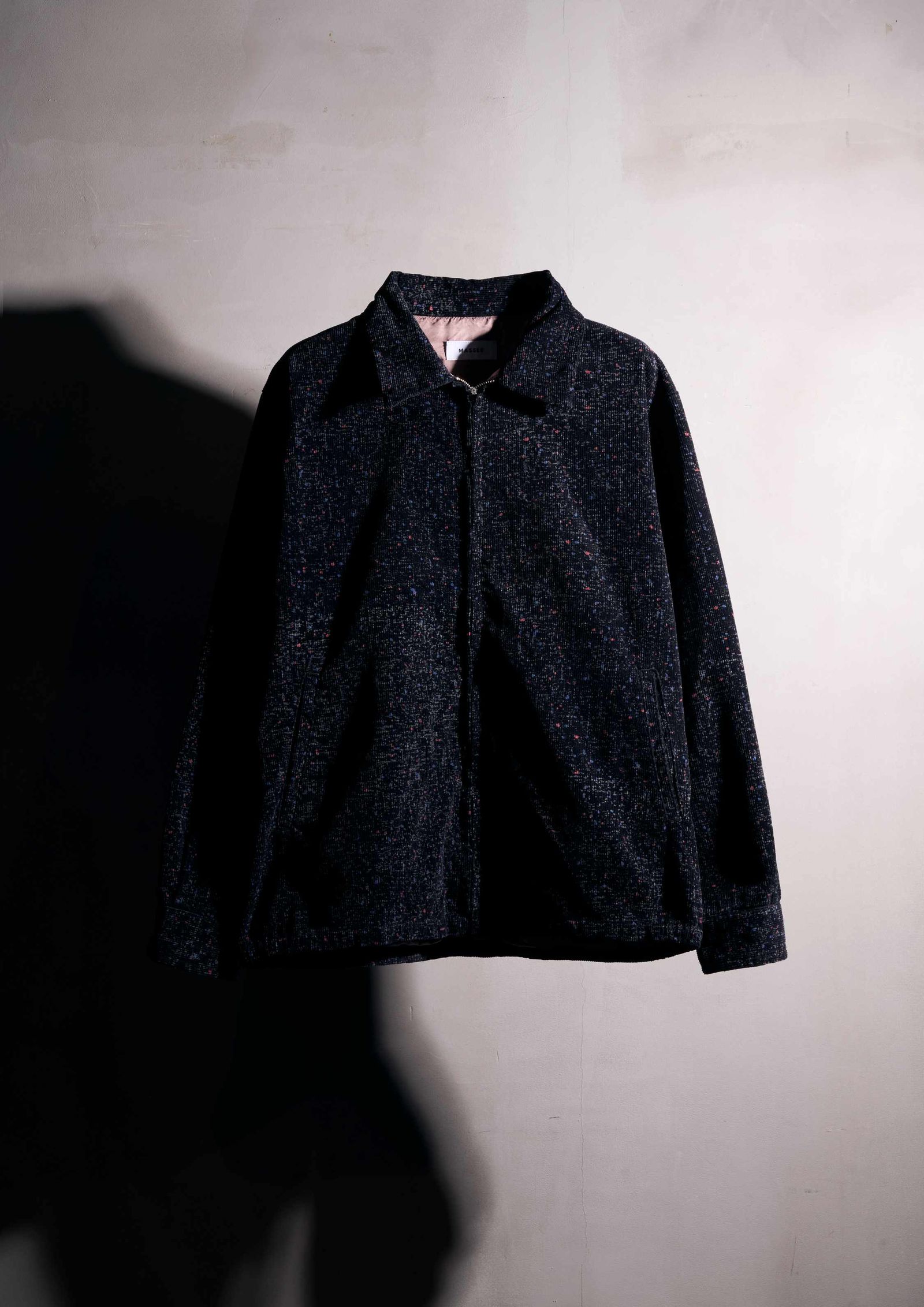 CORDUROY ZIP JKT SAP / BLACK / ジップアップジャケット
