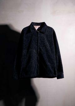 CORDUROY ZIP JKT SAP / BLACK / ジップアップジャケット