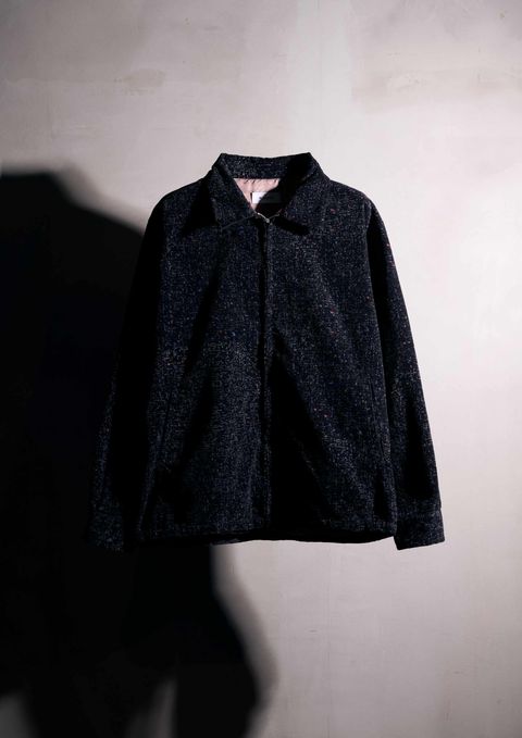 CORDUROY ZIP JKT SAP / BLACK / ジップアップジャケット