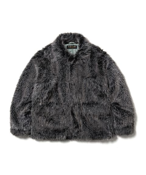 FUR COAT / BLACK / ファーコート