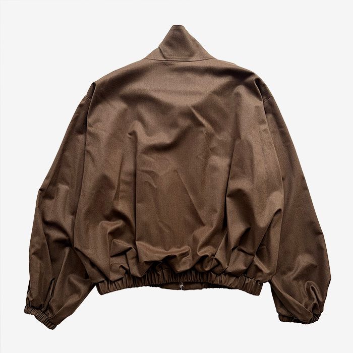 Women / Fine Wool Saxony Balloon Jacket / Brown
