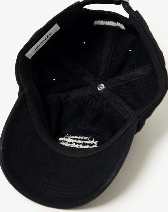 WORKER 6P CAP COTTON OXFORD / BLACK
