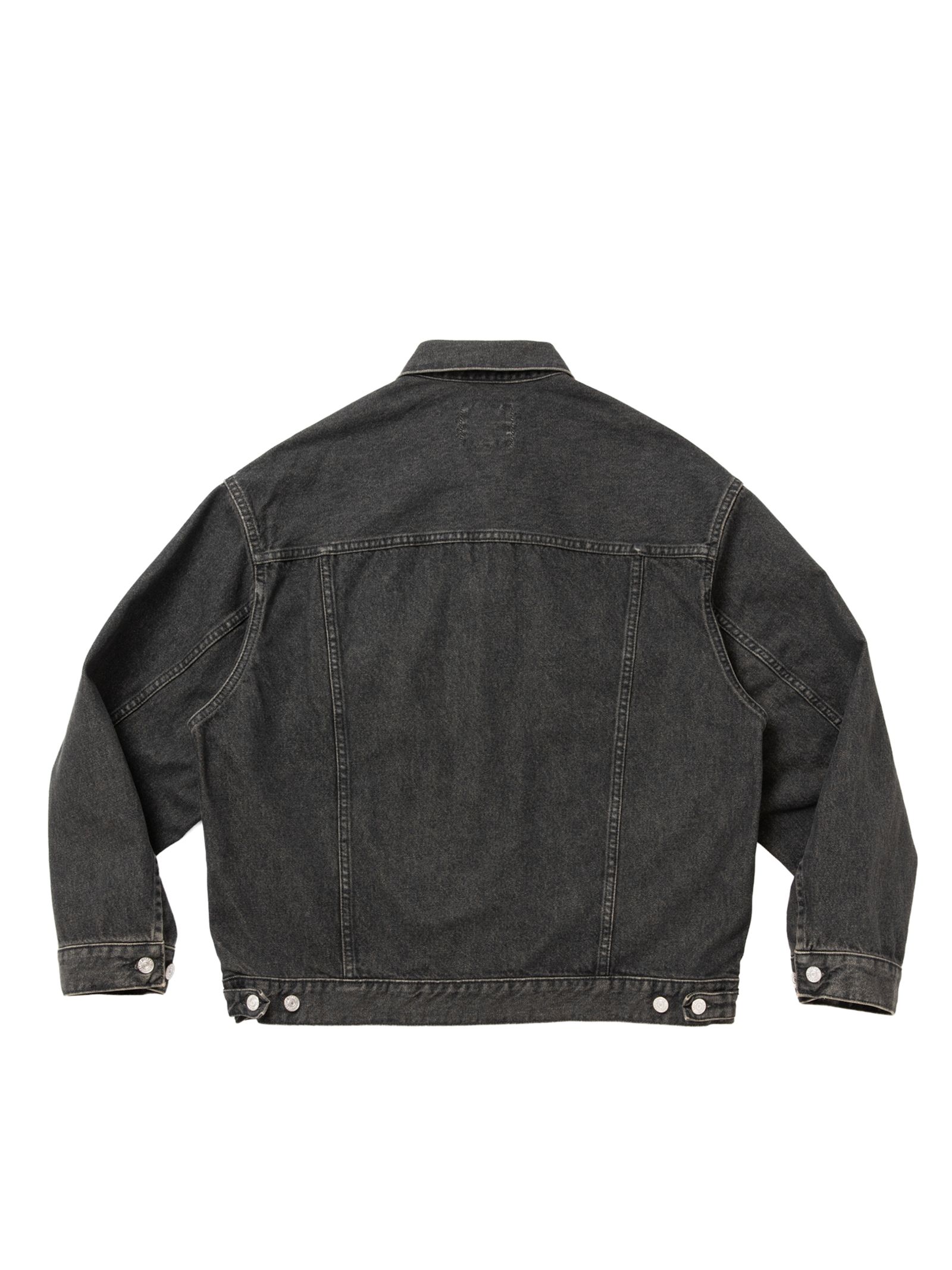 12.5oz Denim Trucker Jacket / BLACK FADE OD /  デニムジャケット