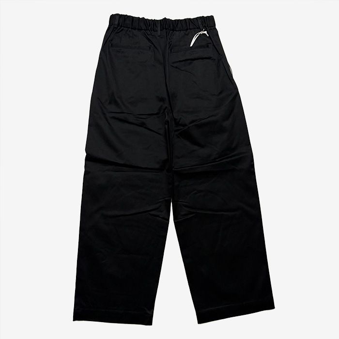 Westpoint Chino Wide Straight Trousers / Black