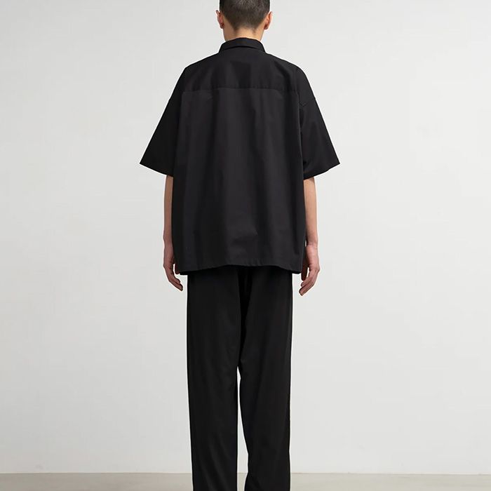 Graphpaper - Solotex Twill S/S Oversized Box Shirt / NAVY