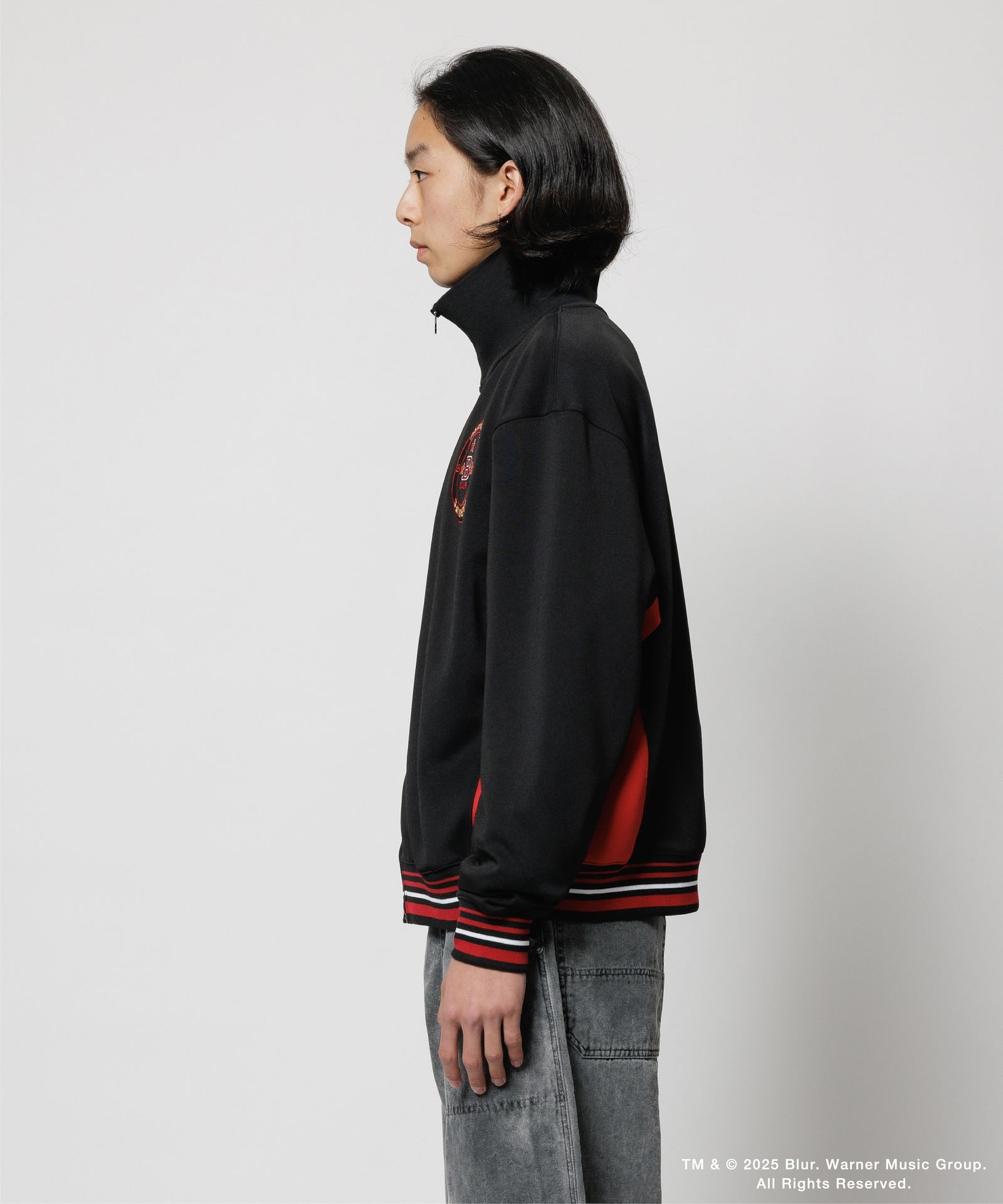 TRACK JACKET(xblur) / BLACKxRED / blurコラボレーション