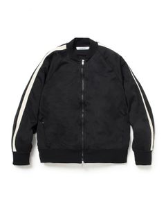 COACH FULL ZIP BLOUSON POLY JERSEY / BLACK